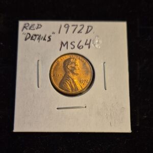 1972 D Lincoln Penny MS64